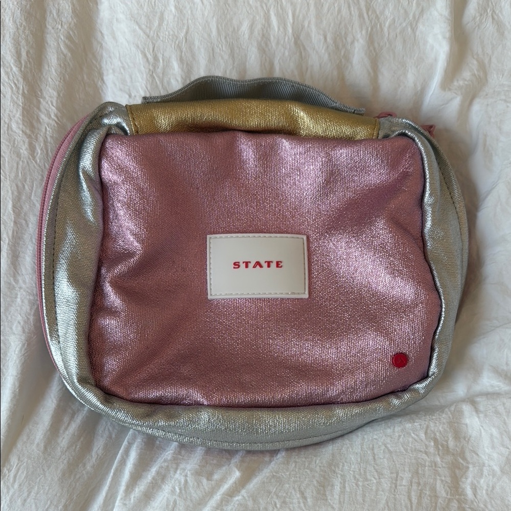 STATE Women's Pink and Silver Bag